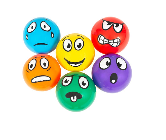 Emociju bumbas komplekts 21 cm 6 gab.