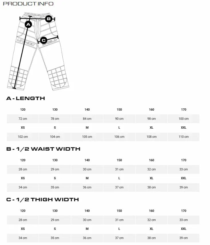 Florbola vārtsarga bikses Unihoc Shield