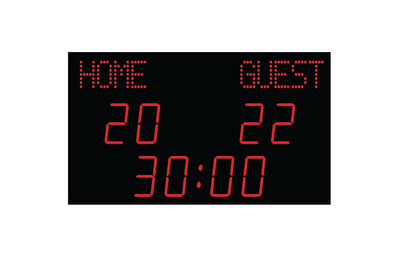 Futbola laukuma elektroniskais rezultātu tablo NHA 4619T30.