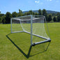 Futbola vārti 7.32 x 2.44 m, ar riteņiem, alumīnija