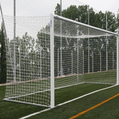 Futbola vārti 7.32 x 2.44 m alumīnija diam.120 x 100 mm