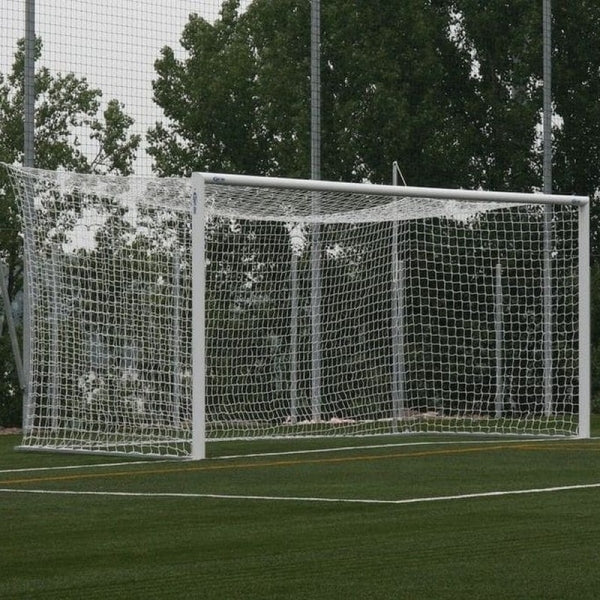 Futbola vārti 7.32 x 2.44 m alumīnija diam.120 x 100 mm