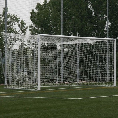 Futbola vārti 7.32 x 2.44 m alumīnija diam.120 x 100 mm