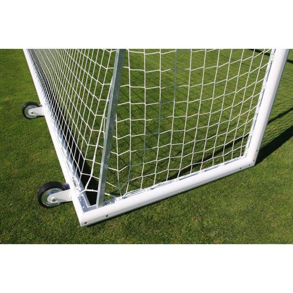 Futbola vārti 7.32 x 2.44 m alimīnija 120 x 100 mm 0.8/ 1.5 m