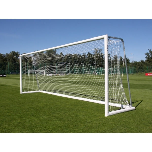 Futbola vārti 7.32 x 2.44 m alimīnija 120 x 100 mm 0.8/ 1.5 m