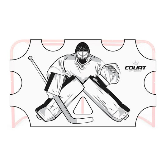 Treniņu mērķis hokeja vārtiem