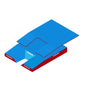 Kārtslēkšanas paklājs Dima Meeting Comfort Plus Single Cover 7.00 x 5.00 x 0.80/0.50 m