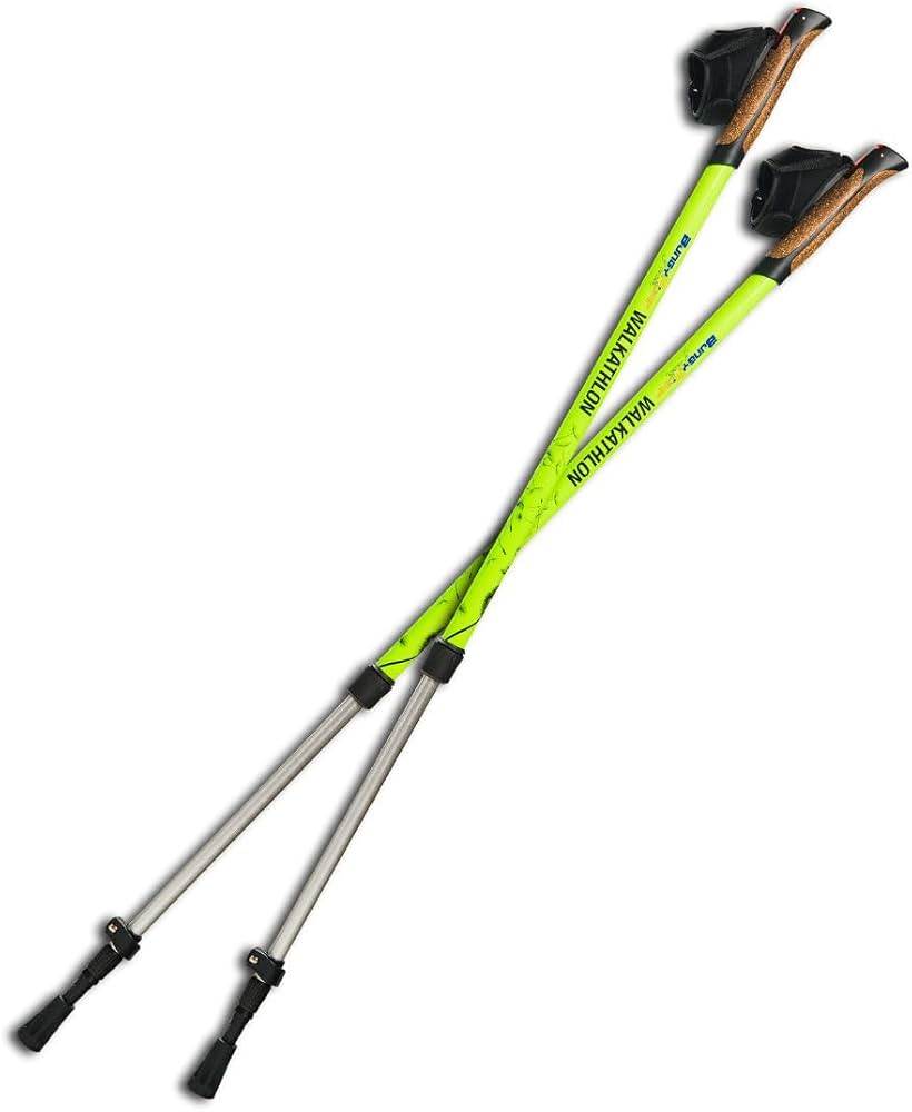Nūjošanas nūjas BungyPump Walkathlon, telskopiskas 113 - 155 cm