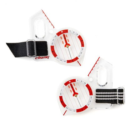 Orientēšanās kompass ar īkšķa siksnu