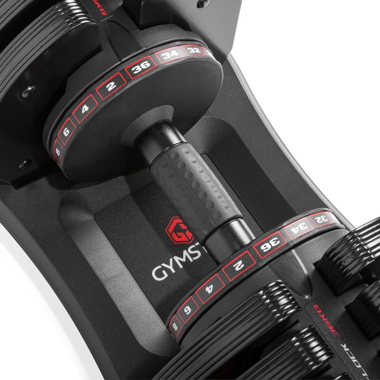 Regulējama hantele Quick lock Gymstick 36 kg