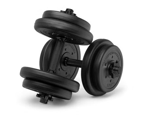 Regulējamu hanteļu komplekts 10 kg.