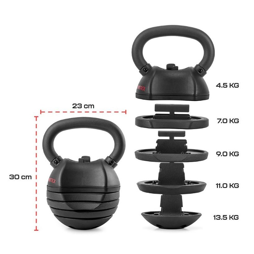 Svaru bumba regulējama Quick Lock Gymstick 