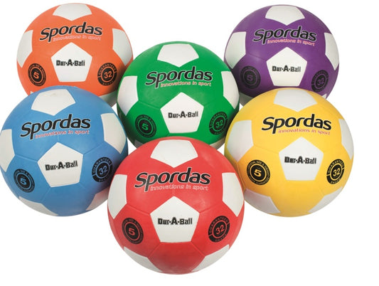 Futbola bumbu Spordas Dur-A-Ball komplekts 6 gab. 4.izm.