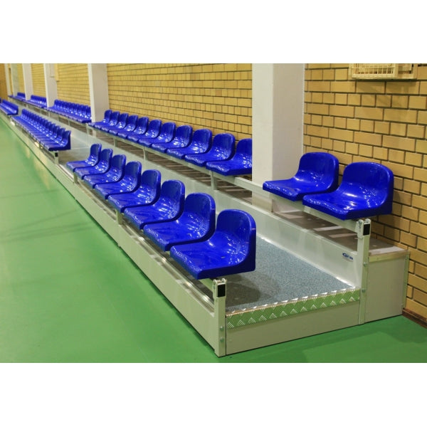 Stacionāras skatītāju tribīnes sporta zālei