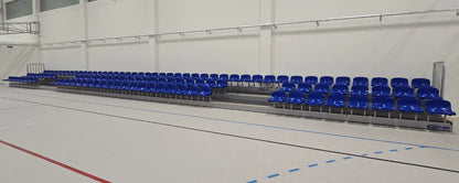 Stacionāras skatītāju tribīnes sporta zālei