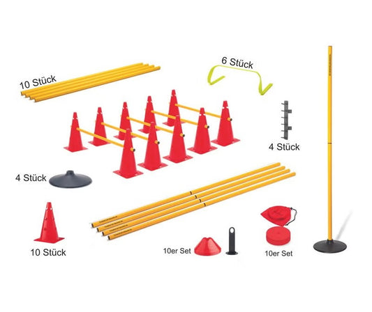 Treniņu inventāra komplekts Ingoor/sintētiskai zālei (mazais)