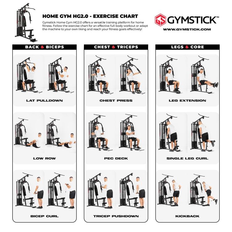 Treniņu stacija Gymstick Home Gym 2.0