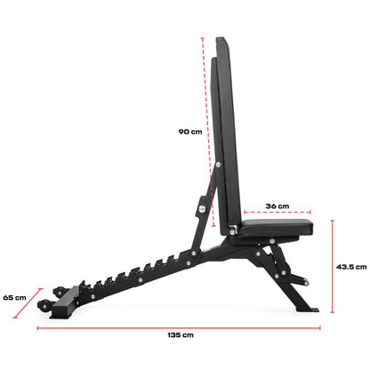Universāls sols Gymstick FID Bench Pro