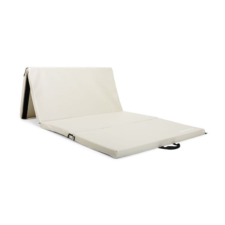 Vingrošanas paklājs salokāms 200 x 100 x 5 cm balts