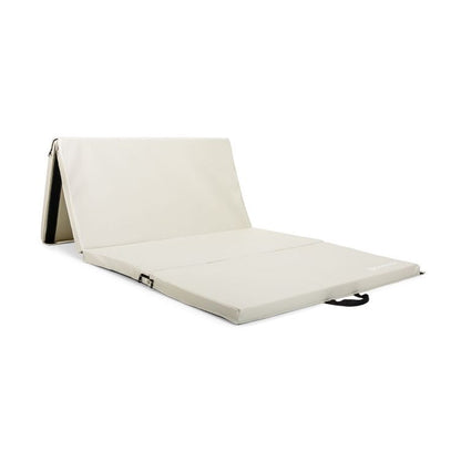 Vingrošanas paklājs salokāms 200 x 100 x 5 cm balts