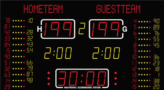 Nautronic elektroniskais basketbola-rezultātu-tablo NA2655T/ NA3355T - FIBA - Level 2