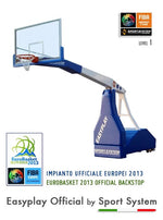 Portatīvie basketbola grozi Sport System Easyplay Offcial, FIBA sertifikāts 1.līmeņa sacensībām