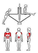 Āra trenažieris līdztekas Herkules Parallel Bars