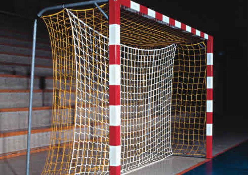 Handbola vārtu priekšējais tīkls  Huck