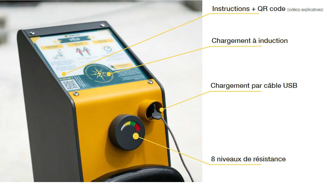 Herkules Charge Rower brīvdabas trenažieris