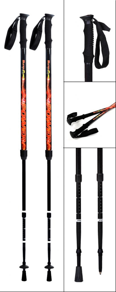 Nūjošanas nūjas BungyPump Power 10 kg, regulējams augstums 115-145 cm